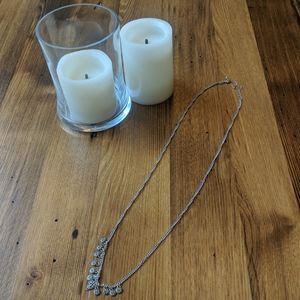 Long Silver Necklace